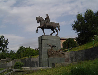 Marshal Baghramyan statue