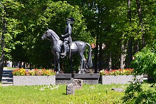 Equestrian statue of the General Johan Laidoner