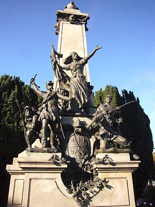 Monument à la mémoire des Enfants de la Haute-Vienne morts pour la défense de la patrie en 1870-1871