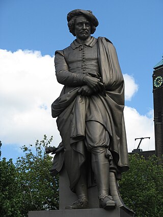 Rembrandt van Rijn statue