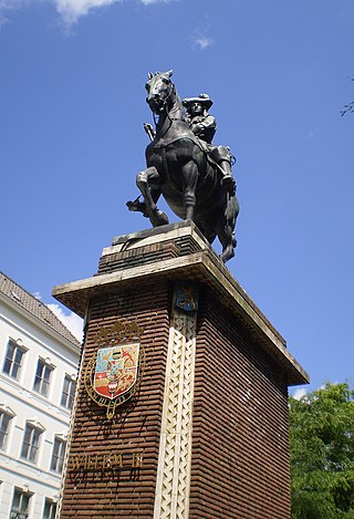 Ruiterstandbeeld Stadhouder Willem III
