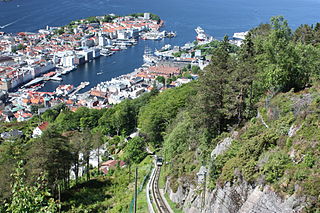 Fløibanen, nedre stasjon;Fløibanen