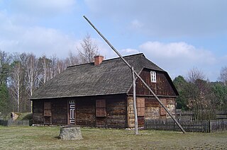 Skansen budownictwa puszczańskiego. Zagroda Połcia