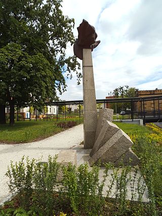 Pomnik kolejarzy - ofiar faszyzmu
