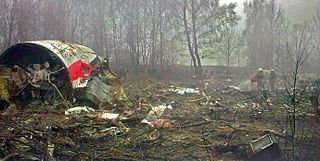 Place of death of Polish President Kaczyński and Crew of Tu-154M