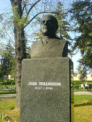 Bust of Jaša Prodanović