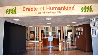 Maropeng Cradle of Humankind Museum. The Tumulus building