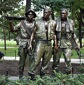 Three Servicemen Statue